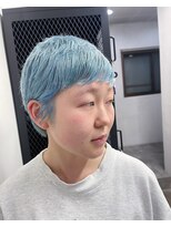 キジ(KIJI)&nbsp;★ホワイトブルー×ベリーショート★詳細はブログまで