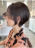 センターパート/ハンサムショート/上品ショート20代30代40代50代