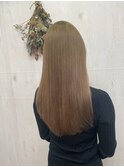 ナチュラルモード髪質改善サラ艶こなれストレート美シルエット