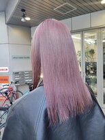 ブルー 盛岡店(BLUE)&nbsp;黒髪/グレーベージュ/レイヤーロング/前髪パーマ/