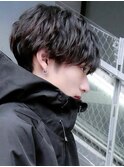 ダークアッシュ/韓国マッシュ/ニュアンスパーマ[池袋駅/men's]