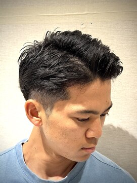 ヒロギンザ 大阪本店(HIRO GINZA) 七三ショート