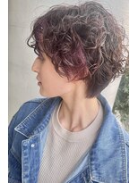 サーカス(circus)&nbsp;強めカールが可愛いショートパーマスタイル＊