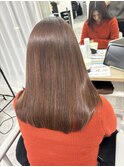 髪質改善ベージュブラウン