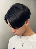 センターパートニュアンスパーマ韓国カルマパーマコンマヘア