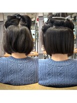 ポタム 東中野(potamu)&nbsp;ボブに縮毛矯正