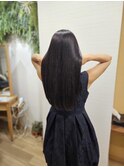 トリートメント＆ストレート【髪質改善】/艶髪/透明感