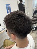 スパイキーショート グレーメッシュ
