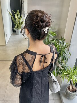 ゴウトゥデイシェアサロン 町田店(GO TODAY SHAiRE SALON) お呼ばれお団子アレンジ♪