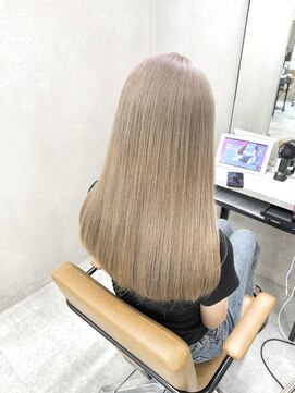 アジールヘア 東上野店(agir hair) 10代20代30代秋カラーミルクティーグレージュ【上野】