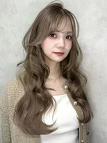 ルノン(LUNON)&nbsp;黒髪クラゲヘアーオリーブグレー小顔ココアベージュ