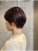 30代40代◎前下がりショートボブ