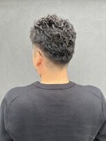 ミナト(minato) オールバックパーマ【大人世代/メンズ/刈り上げ】