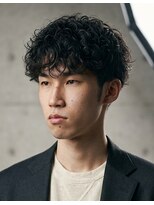 オールデイハローズ 京都駅前店(ALL DAY HELLO`S)&nbsp;メンズツイストスパイラル×重ためマッシュ♯64京都駅