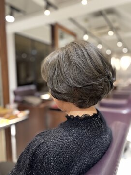 アイフィール アヴェダ 瑞江店(i feel AVEDA) 【佐々木】カーキベージュ・白髪ぼかしカラー