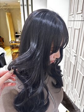 フォルテ 横浜店(FORTE) ブルーブラック/髪質改善/透明感カラー/盛れる顔周りカット
