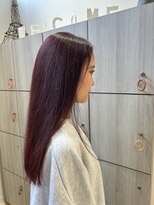 エムサロン(emu salon) ブリーチなしピンク/イルミナカラー