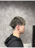 MEN’S HAIR/サーフカール/刈り上げセンターパート/本八幡