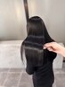 【育てる美髪♪】水素髪質改善ストレート+カット+TOKIO Tr ¥18500