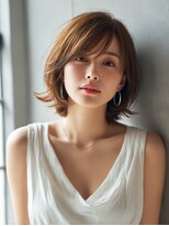 ロッソ 大橋店(Rosso) 流しバングの軽やかくびれボブ【大橋】