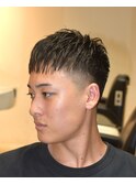 テーパーフェード×フレンチクロップ