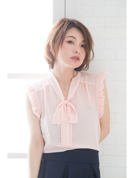 美容室フルール ナチュラルショートボブ 焼津/髪質改善/美髪/縮毛矯正/白髪染め