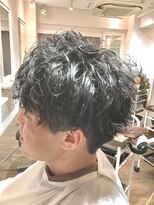 パティオンツー(PATIONN2)&nbsp;刈り上げツーブロビジネスパーマスタイル【表参道青山原宿】
