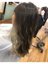 クレア 座間(CREA ZAMA)&nbsp;【crea座間】Wカラー　アッシュグレーxインナーホワイトグレー