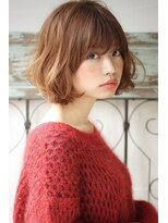 透明感フォギーベージュ×ボブ【seek吉祥寺】