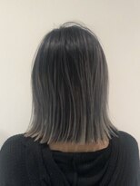 マリオ(mario)&nbsp;ハイライトバレイヤージュダブルブリーチホワイティーシルバー