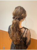 ゆるふわポニーダウンスタイル
