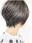 乾かすだけでキマるさらつやダークグレージュショートボブ