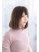 ミック ヘアアンドビューティー 大山店(miq Hair&Beauty) 大人かわいい☆前下がりの小顔ナチュラルワンカールa