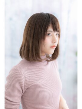 ミック ヘアアンドビューティー 大山店(miq Hair&Beauty) 大人かわいい☆前下がりの小顔ナチュラルワンカールa