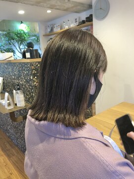 アル(AL) 【AL】小栗春花　タイトに仕上げるミディアムボブ