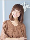 20代30代40代50代シフォンカール テラコッタ