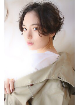 ブーケ(BOUQUET) センターミストバング・ダークアッシュ