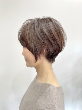 ラポール 柏店(RAPPOR) アッシュブラック×抜け感Aラインショート◎20代30代40代50代