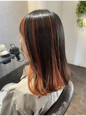 インナーカラー × Orange☆