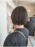 ぱつっとボブ