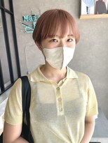 ムード カナザワ(mood kanazawa)&nbsp;ピンクベージュ◎マッシュショート