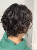 ショートパーマヘア