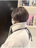 【恵比寿roro】ハイライトグレージュ×ショートヘア