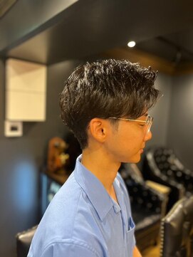 銀座 シノ 本店(shino) 【銀座理容室】アップバングスタイル