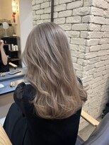 スティーロ 渋谷(Steelo)&nbsp;ミルクティーグレージュ×レイヤーカット