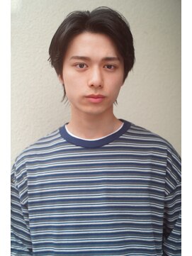 レジュアル(RESSUAL) 波巻きハイライトマッシュパーマウルフ