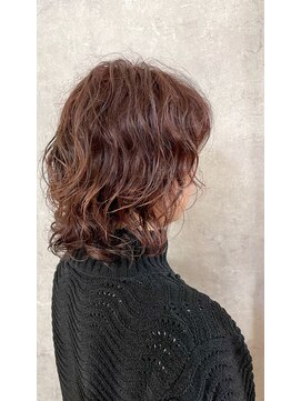 リアン(Lian) 【パーマ】ミディアムウルフパーマデザイン