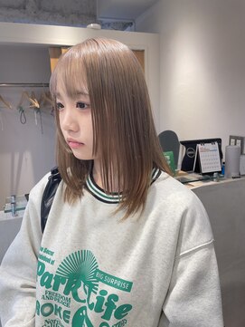 テトラ バイ ネオリーブ 横浜西口店(tetra by neolive) 横浜★ミルクティーベージュハイトーンケアブリーチ