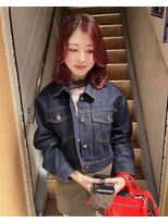 ロチカバイドールヘアー 心斎橋(Rotika by Doll hair) cherry red