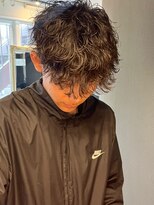 アイズ 海老名(AIZU)&nbsp;波巻きパーマ メンズパーマ メンズカット マッシュ 眉毛